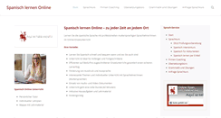 Desktop Screenshot of online-spanisch.com